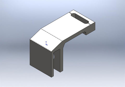 Piastra supporto FISSO BIANCO