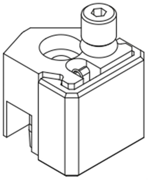 Blocchetto FISSO RF CROMO SX