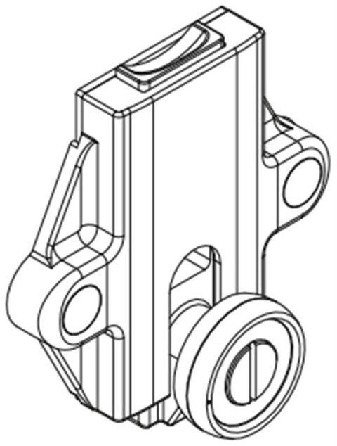 Carrello scorrimento inferiore 6100-6200 GRIGIO