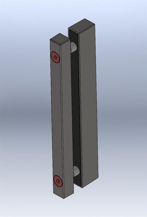 Maniglia SLIDE-8000 incisa ARG.SATIN.