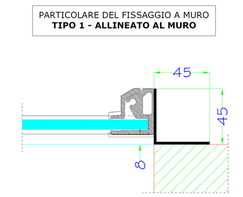 ATTACCO SPECIALE   TIPO  1   BIANCO RAL 14    