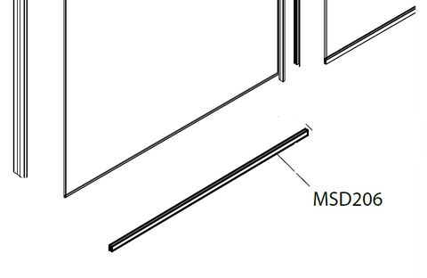 Profilo DIGA ADDIZIONALE CROMO  7200