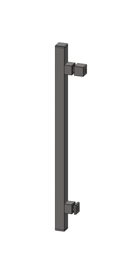 Maniglione completo TI-QUADRO  ARG.SATINATO
